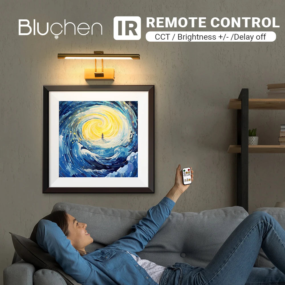 lampes murales rechargeables led or moderne télécommande chambre cuisine salle manger