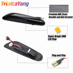 feux clignotants dynamiques led noir crystal bmw e60 e90 séquentiels adhésifs couvercle abs led