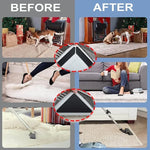 tapis antidérapants moderne pièces adhésifs beiges gris texture douce épais respectueux environnement