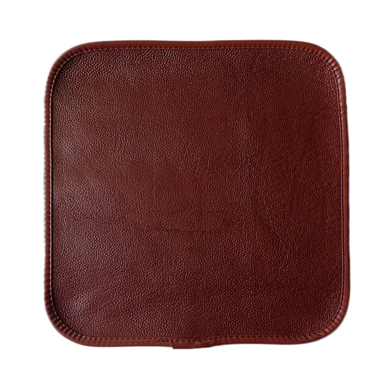 protège tablettes marron grain cuir classique imperméable anti décubitus coton adultes opaques