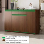 présentoir chaussures bois marron moderne minimaliste étages tiroirs rangement chambre salon