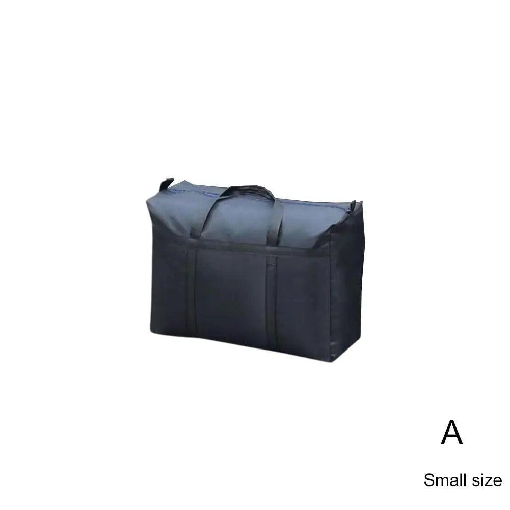 sac rangement oxford noir pratique robuste poignées fermeture glissière double rechargeableextérieur