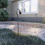 lumière solaire led moderne noire ip65 extérieure autonome basse consommation 5w minimaliste