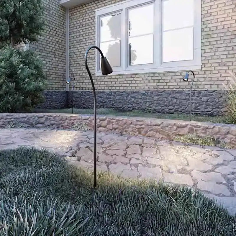 lumière solaire led moderne noire ip65 extérieure autonome basse consommation 5w minimaliste
