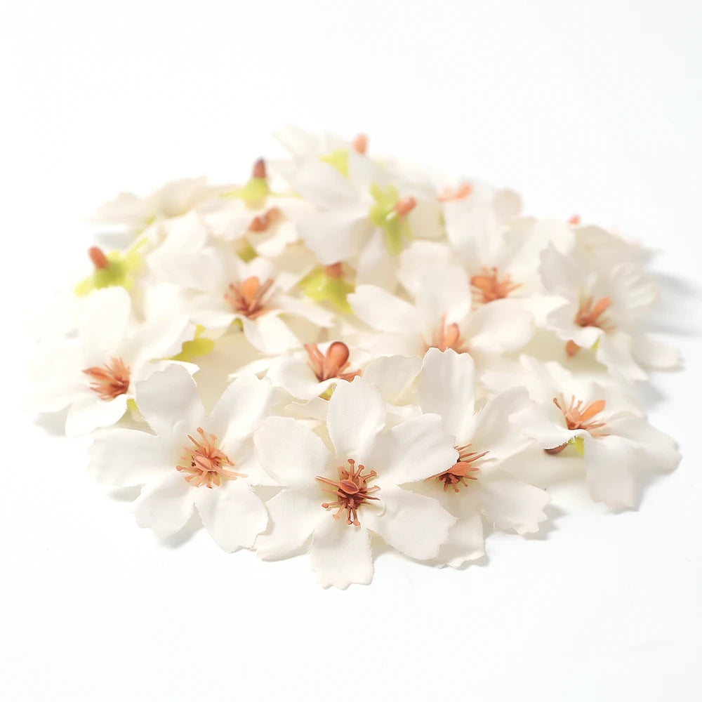 petites fleurs artificielles soie décoration mariage table murale guirlande fête maison intérieur