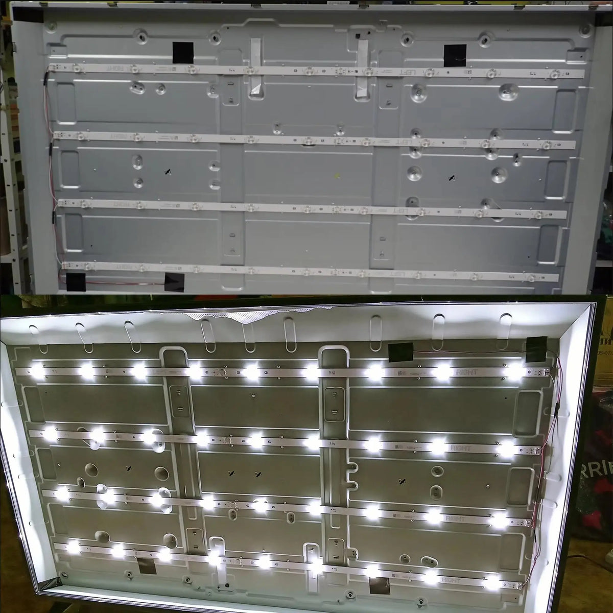 bande lumineuse led blanc moderne connecteurs électriques fixations agf79105801 agf78840101