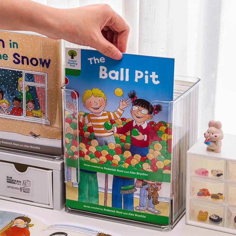 boîtes rangement livres transparentes pliables respectueuses environnement modernes rechargeables enfants