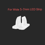 ruban led blanc moderne clips fixation 5v 12v 20v 30v points lumineux opaques certifiés