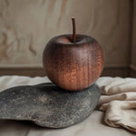 pomme artificielle bois marron texture réaliste décoration intérieure parfum aromathérapie naturelle pastoral ornement maison