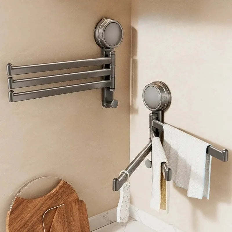porte serviettes mural ventouse rétractable moderne serviettes torchons gants vaisselle salle bain cuisine