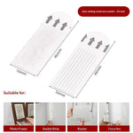 rubans adhésifs blancs modernes fixer cadres photo 12pcs 24pcs différentes tailles perforations grille