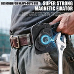 support magnétique porte outils noir attachement ceinture spirale industrielle utilitaire tournevis marteau pince clé