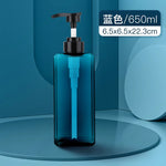 distributeur savon liquide vert foncé 250ml 450ml 650ml moderne minimaliste Pompe pression PETG transparent