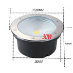 éclairage led spot moderne câble noir 20w 30w 50w ip68 aluminium