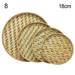 paniers rangement bambou tressé traditionnels rustiques naturels artisanat