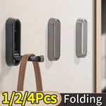 porte sacs pliables adhésifs moderne noir gris métallisé doré mat minimaliste