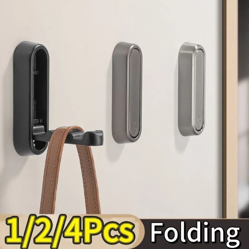 porte sacs pliables adhésifs moderne noir gris métallisé doré mat minimaliste