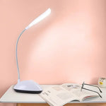lampe led flexible interrupteur pliable moderne étudiante enfant blanc vert rose bleu