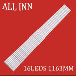 barre led blanc moderne 16 leds 1163 mm connecteurs