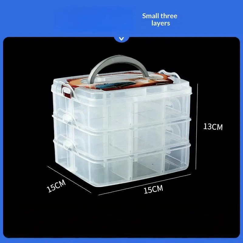boîte rangement transparente moderne bijoux vis 15 18 24 28 30 36 compartiments amovible