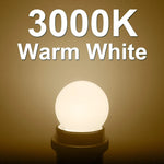 ampoules led blanc chaud globe translucide e27 basse consommation moderne 2w 3w 220v 68mm