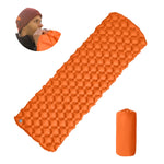 matelas gonflable camping pliant pompe main sac rangement oreiller randonnée
