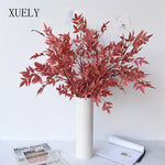 décoration murale branche artificielle bamboo soie rouge vert moderne minimalisteextérieur mariage anniversaire