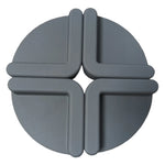 pads antidérapants silicone couleurs variées protection planche découpe cuisine sécurité chef professionnel modernité utilitaire