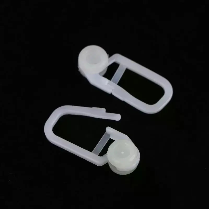 clips rideau blanc moderne soie enrouleur store lit opaques 50pcs universels coulissants