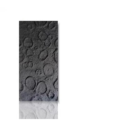 papier peint mural moderne texture lunaire cratères gris noir blanc minimalisteintérieur décoration