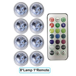 lumière led sous marine transparente moderne piscine halloween décoration fête mariage
