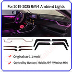 ampoule ambiance voiture led 256 couleurs controle application six modes moderne