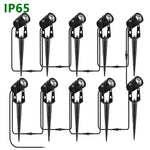 projecteur led jardin 50w étanche ip65 moderne noir 2m cable