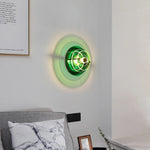 lampe murale moderne couleur vert rouge bleu orange diffuseur translucide adhésif led chambre salon