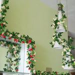 guirlande artificielle fleurs pivoine soie intérieur extérieur mariage décoration maison anniversaire fêtes