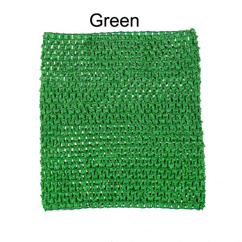 serviette crochet fait main motif rayures horizontales artisanale décoration maison enfant