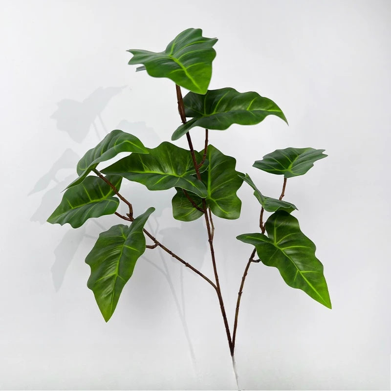 plantes artificielles vertes feuilles variées moderne minimaliste intérieur décoration maison