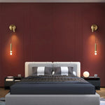 lampe murale moderne or noir éclairage chambre coucher salle manger led fixations simples