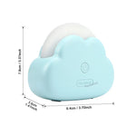 lampe nuit nuage blanche bleu rechargeable usb moderne minimaliste