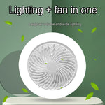 ventilateur lampe led blanc moderne grille radial télécommandeflux lumineux 249 2000 tension 120v 240v