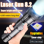 lampe torche noire texturée moderne rechargeable usb éteins étanche poignée