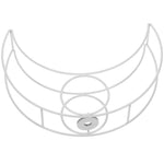 cadre parapluie blanc moderne eyelets diy lampshade bracket table light frame