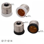 adaptateur lampe led e17 e14 adhésif moderne argenté noir doré lisse brillant