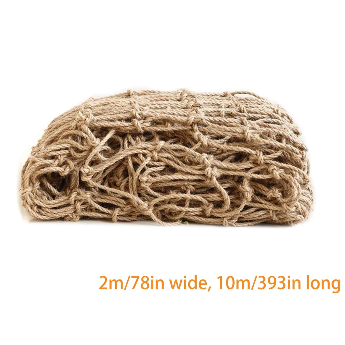 filet tressé cordeux beige clair rustique support plante décoration murale balcon jardinextérieur