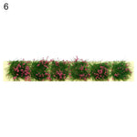 rubans decoratifs fleurs artificielles vert rouge jaune blanc rose pastorales jardin bricolage decoration table