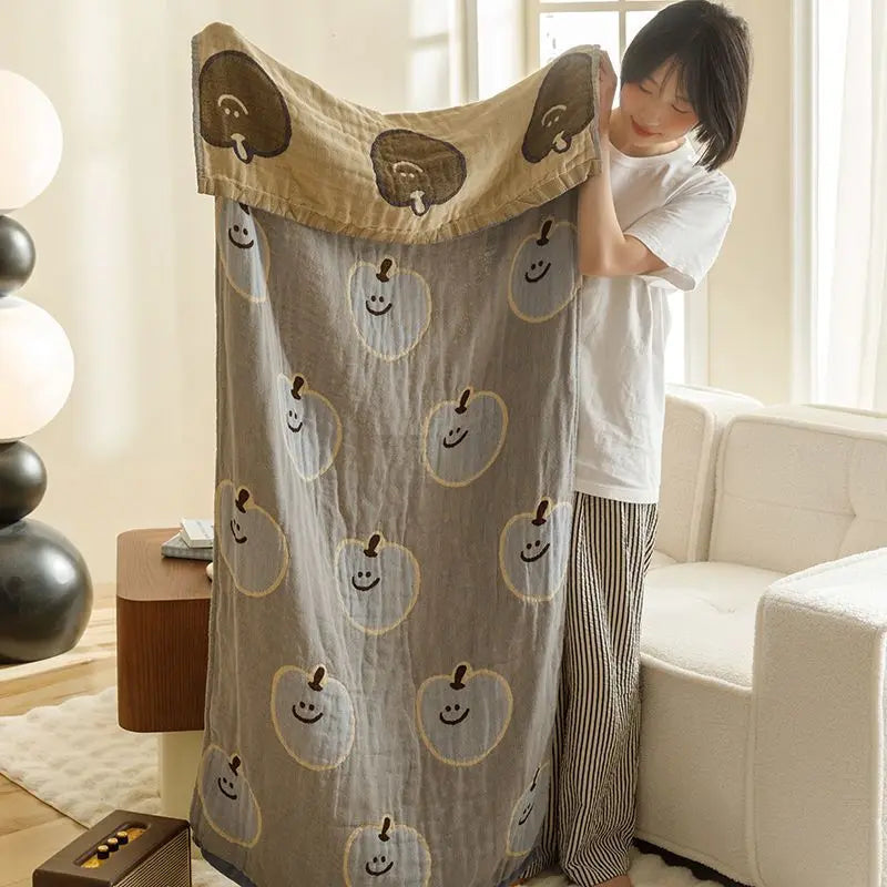 serviette bain coton dessin animé ours lapins séchage rapide moderne douce enfant toilettage grise