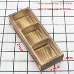 boîtes compartiments bois naturel minimaliste compartiments divisés grain bois rangement rustique tri articles divers