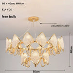 lustre moderne doré diamantées transparent salon led élégant chambre suspension
