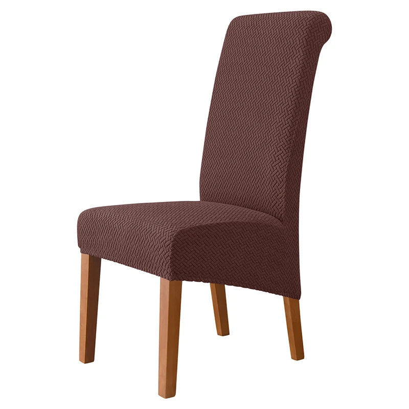 housse chaise moderne tissu géométrique vert clair protection salissures 35 43cm haute qualité
