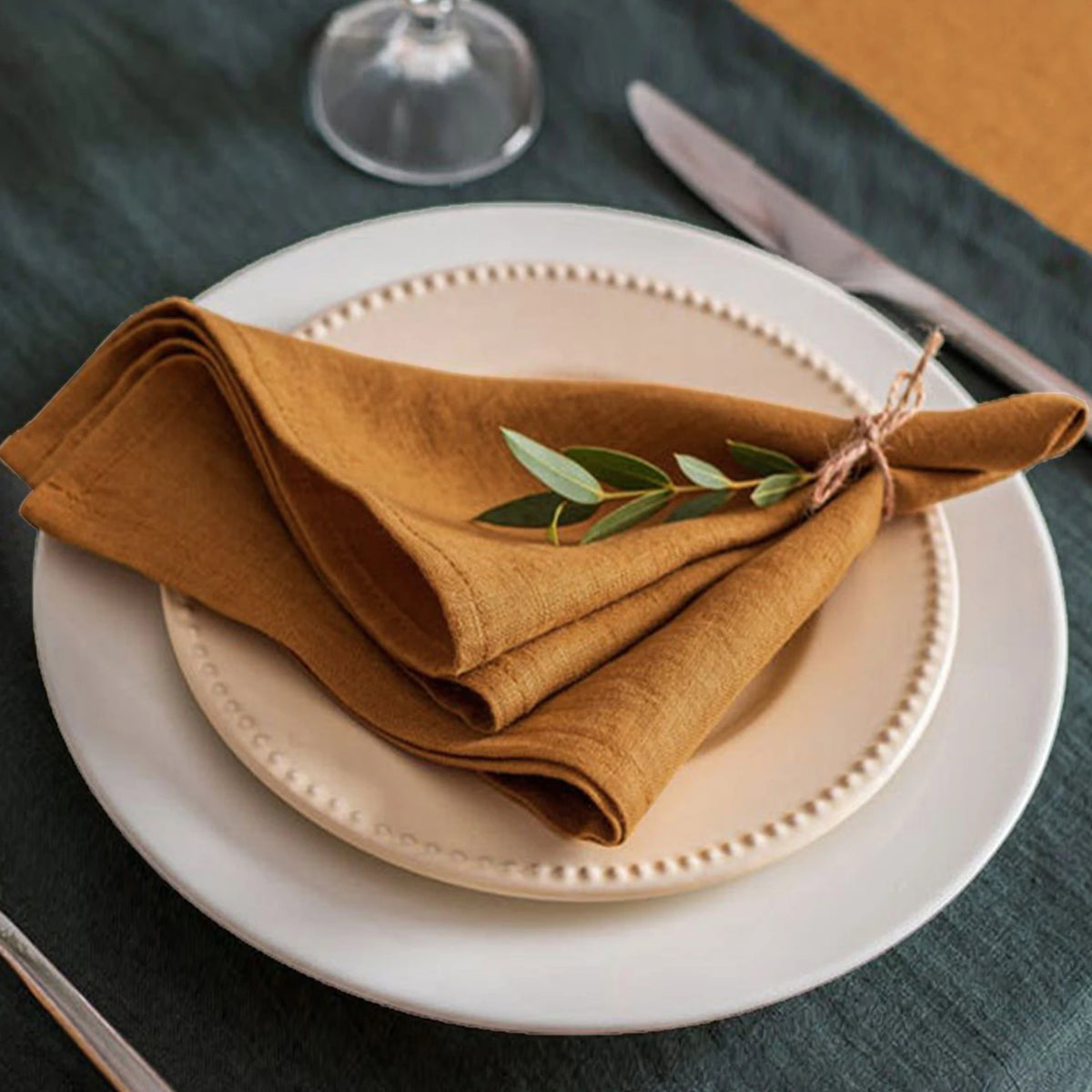 serviette carrée blanc texture classique 40cm 40cm réutilisable maison restaurant